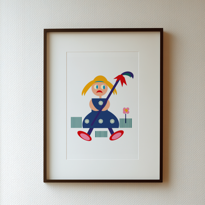 Little Bo-Peep Giclée Wall Art Print