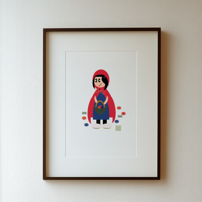 Little Red Riding Hood Giclée Wall Art Print