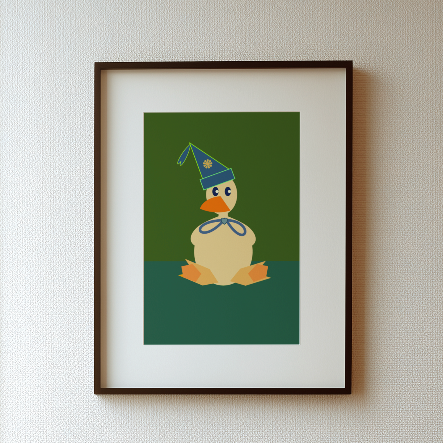 Contemporary Mother Goose Classic Giclée Wall Art Print