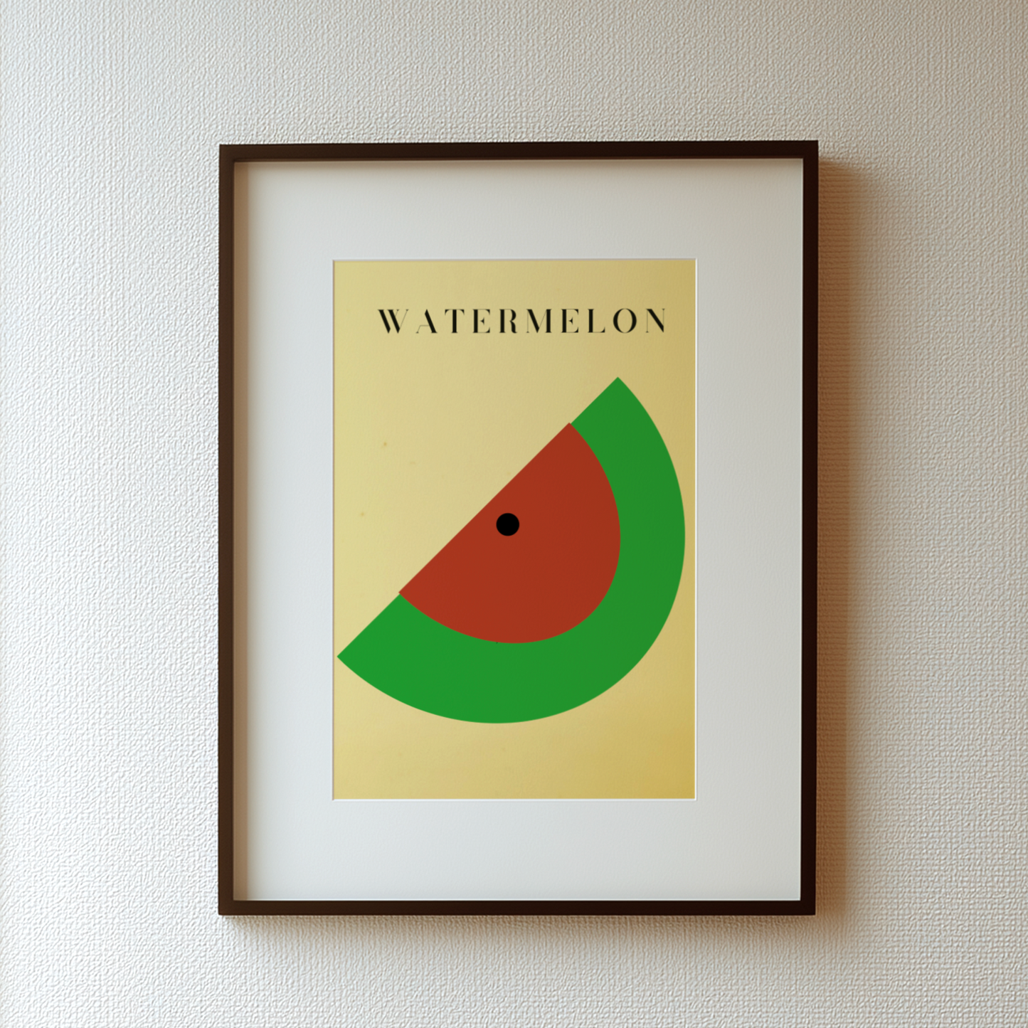Mid-Century Modern Summer Fruits | Abstract Fruit Wall Art