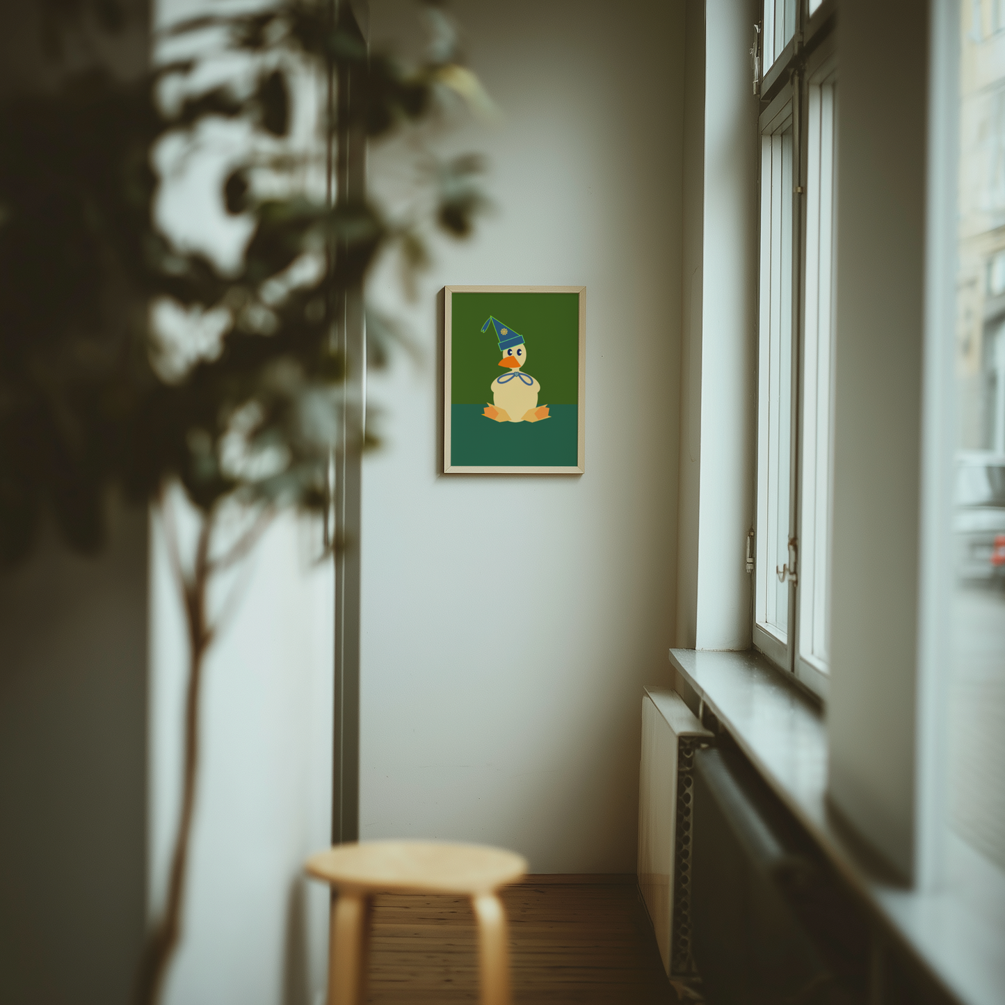 Contemporary Mother Goose Classic Giclée Wall Art Print