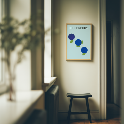 Mid-Century Modern Summer Fruits | Abstract Fruit Wall Art
