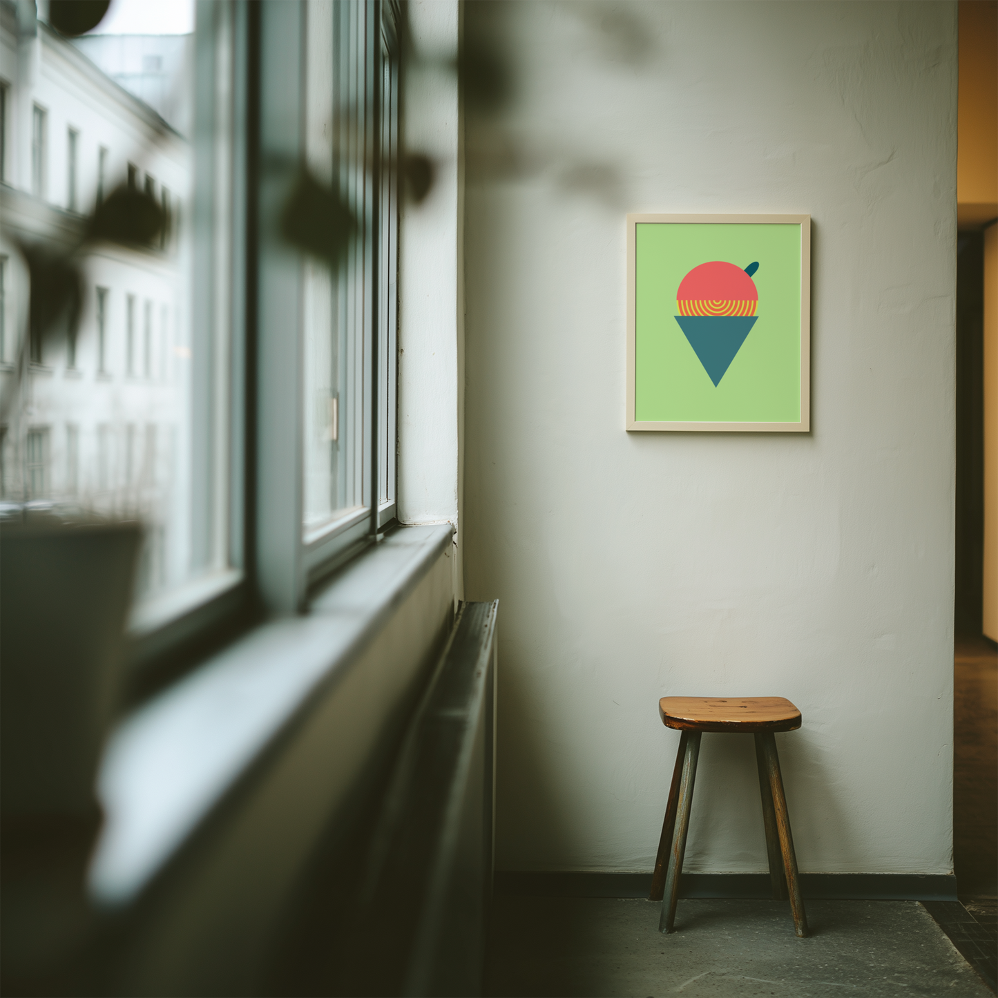 Mid-Century Modern Bauhaus Bonbons | Abstract Geometric Wall Art Collection