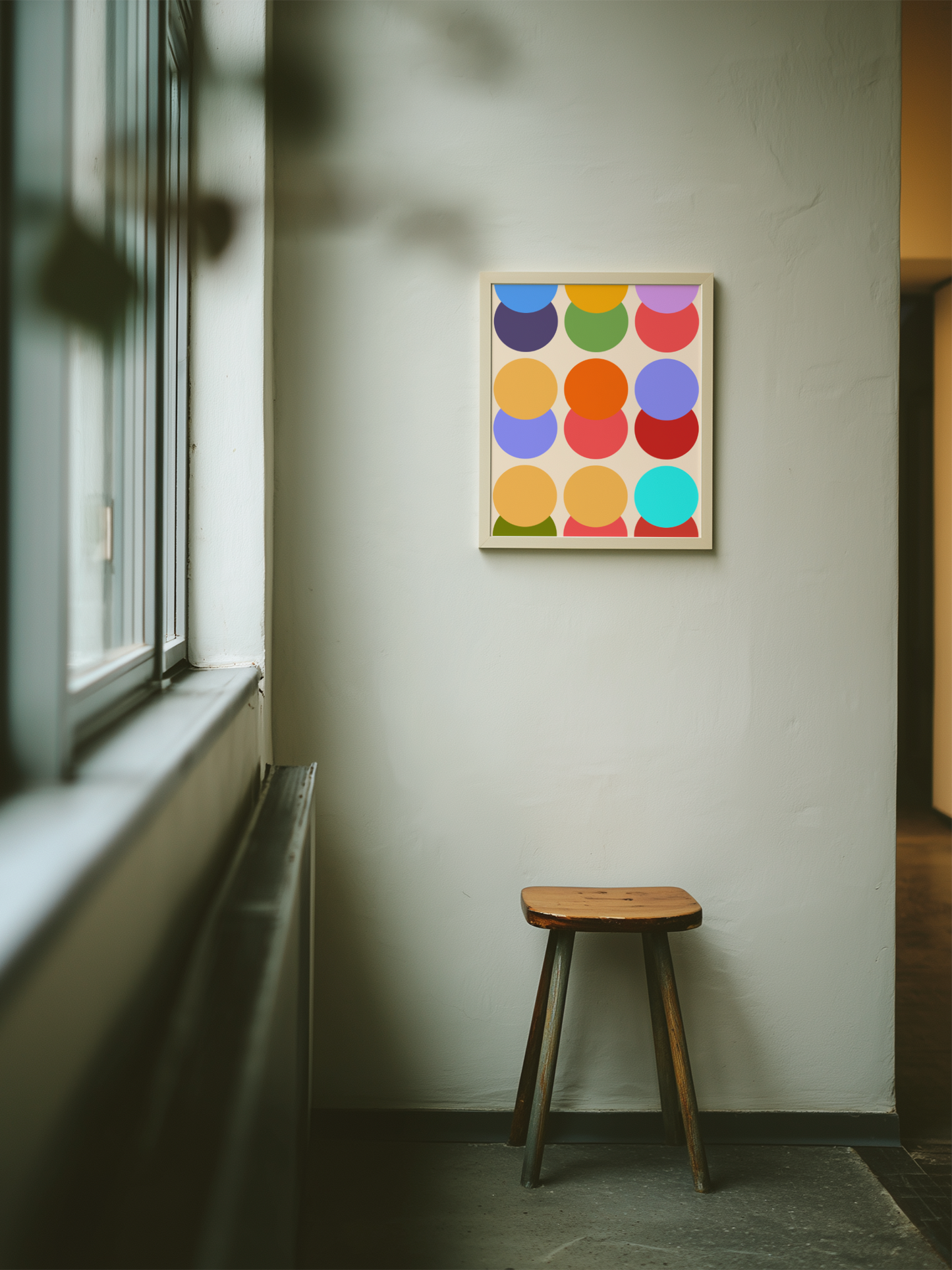 Mid-Century Modern Bauhaus Bonbons | Abstract Geometric Wall Art Collection