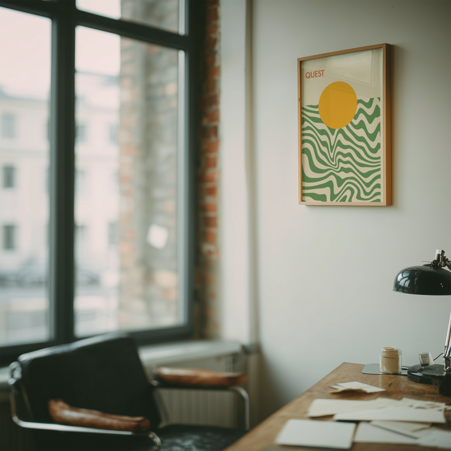 The Sun Traveler Art Series | Mid-Century Modern Wall Art