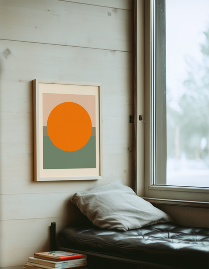 Geometric Sun | Bauhaus Horizon Study