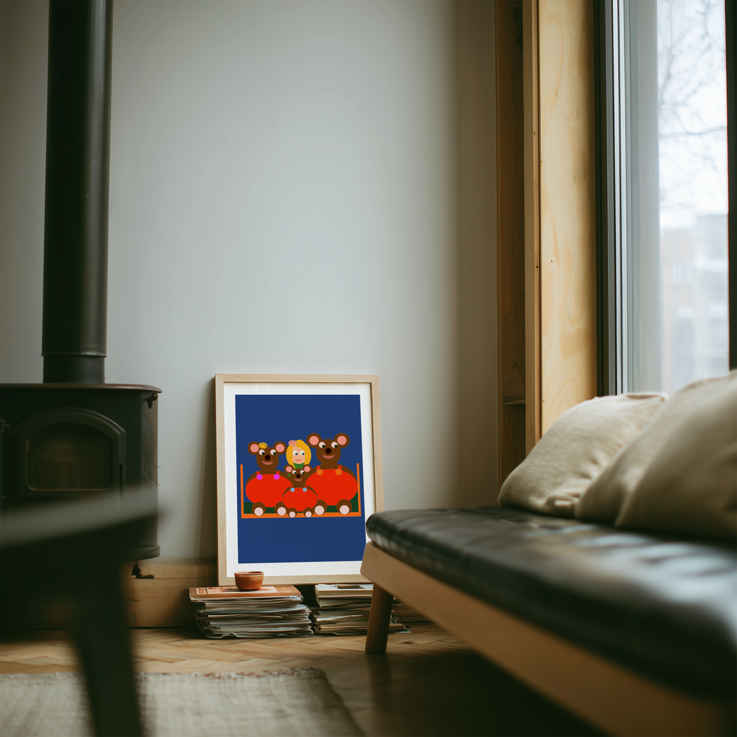 Goldilocks and the Three Bears Giclée Wall Art Print
