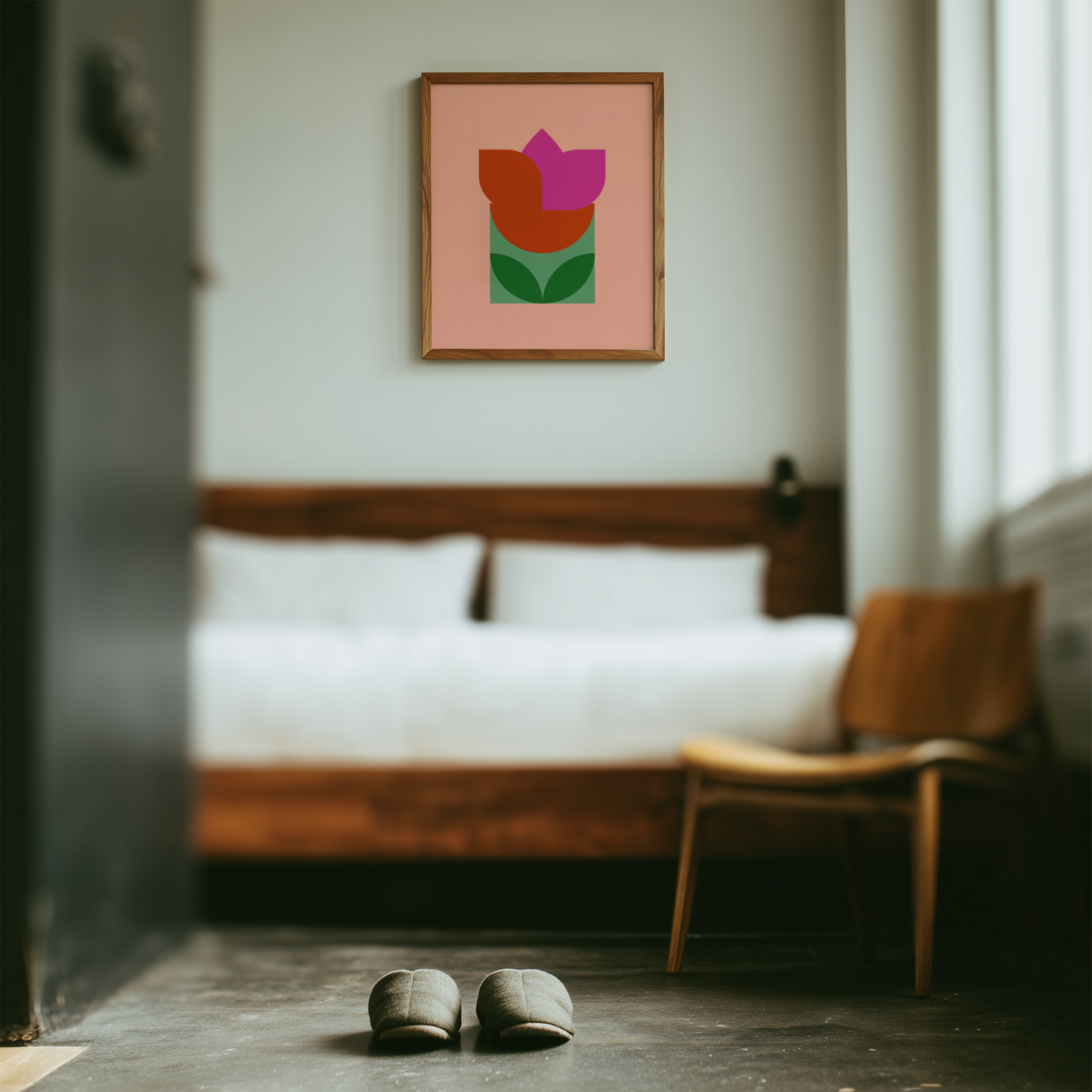 Mid Century Modern Botanicals | Inspired by Pennsylvania Dutch and Bauhaus