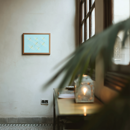 Light and Airy Dragonflies Giclée Wall Art Print