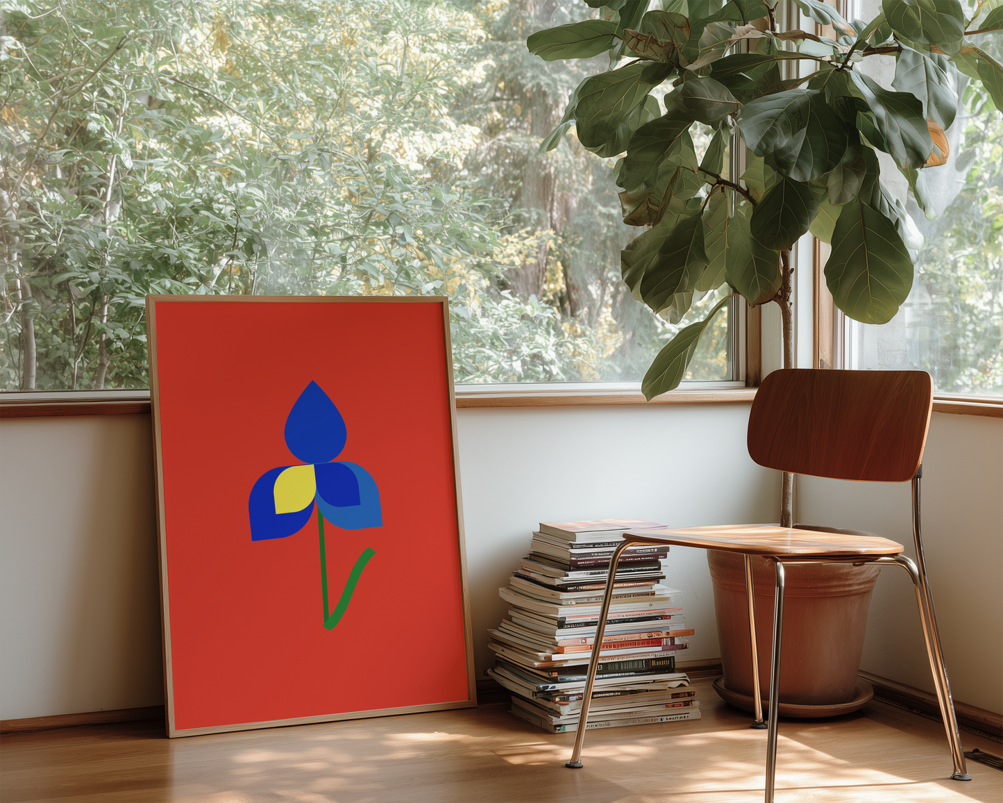 Mid Century Modern Botanicals | Inspired by Pennsylvania Dutch and Bauhaus