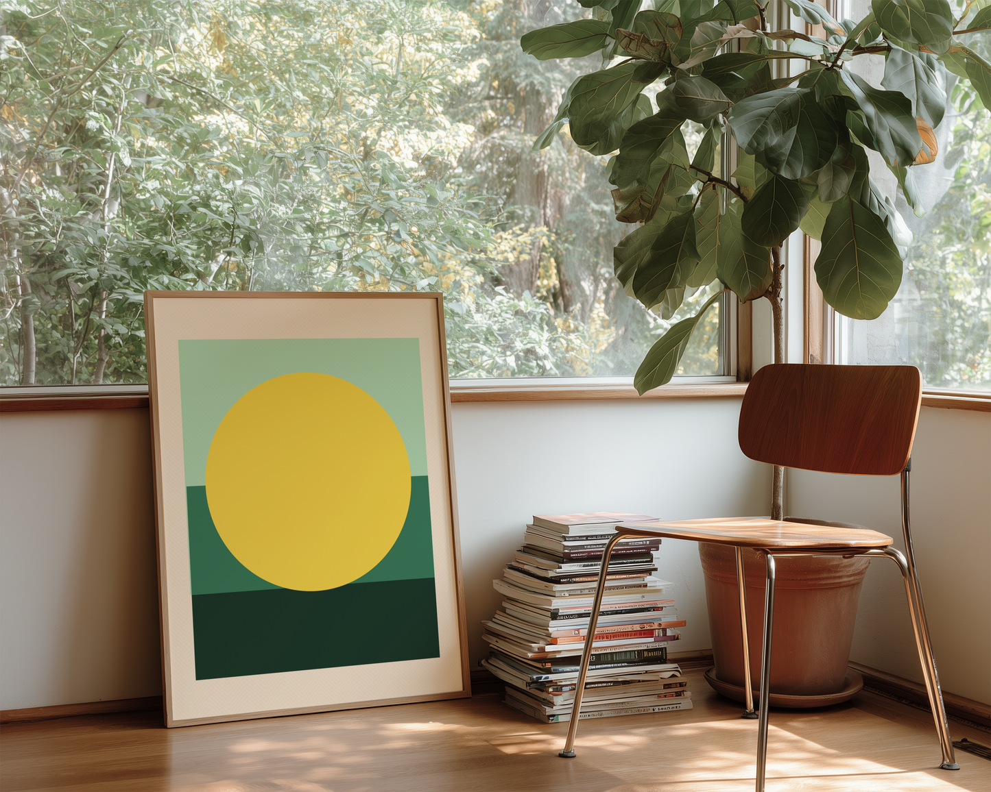 Geometric Sun | Bauhaus Horizon Study
