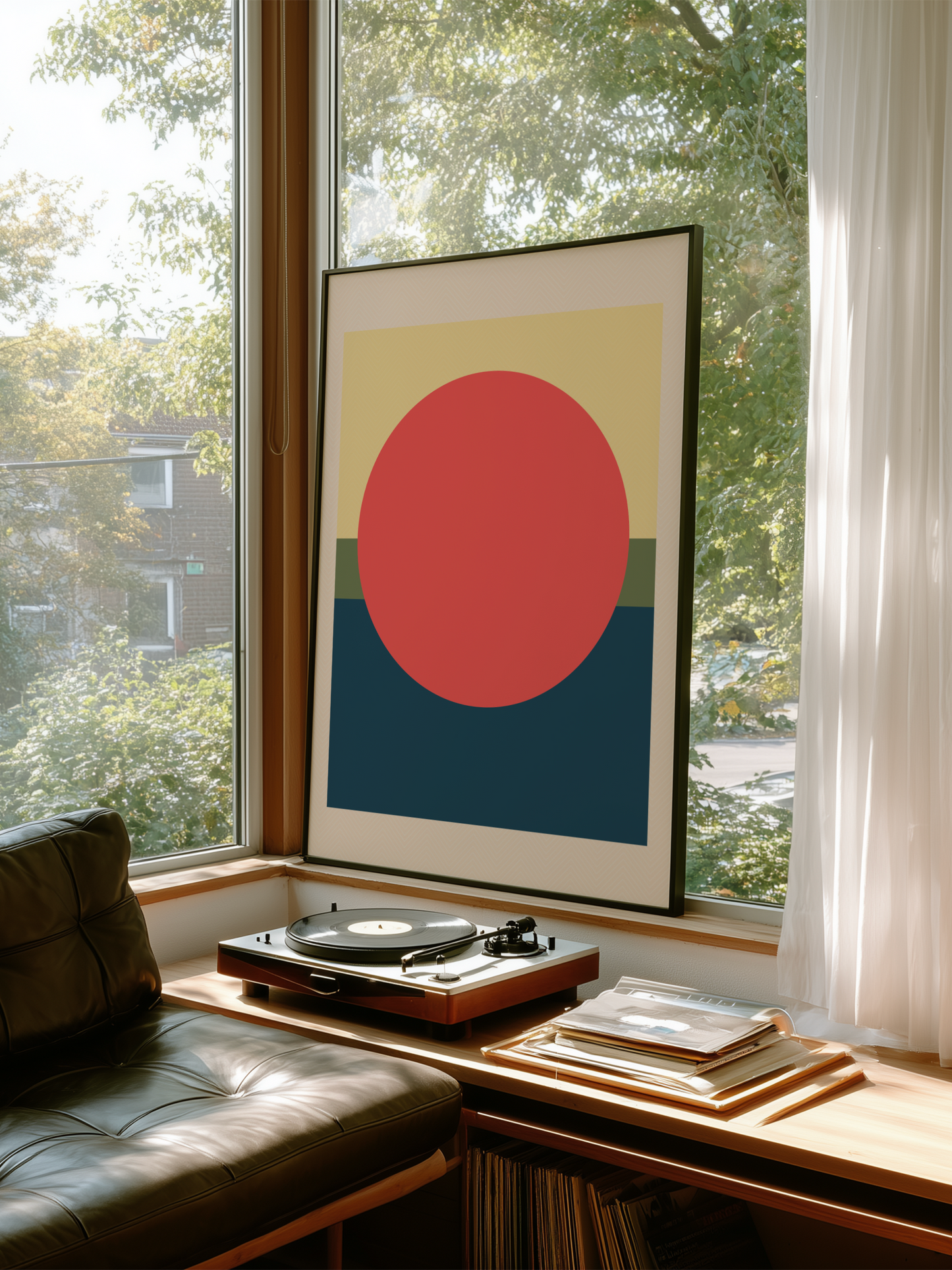 Geometric Sun | Bauhaus Horizon Study