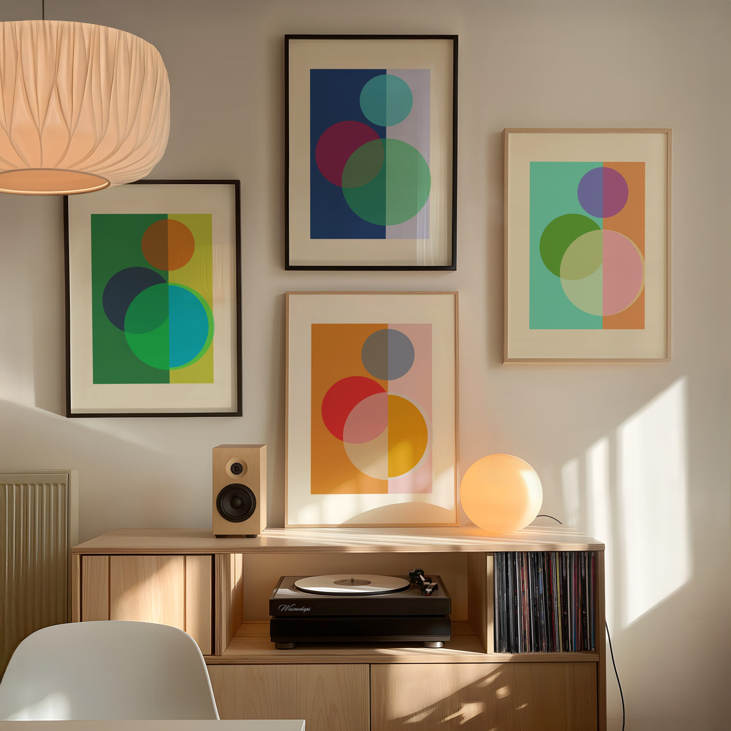 The Spherical Spectrum: A Bauhaus Geometric Study