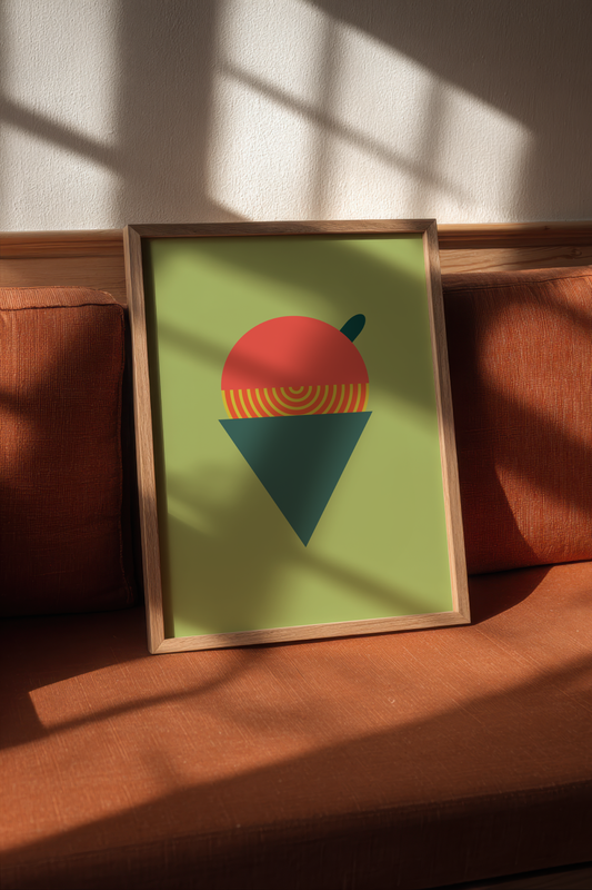 Mid-Century Modern Bauhaus Bonbons | Abstract Geometric Wall Art Collection