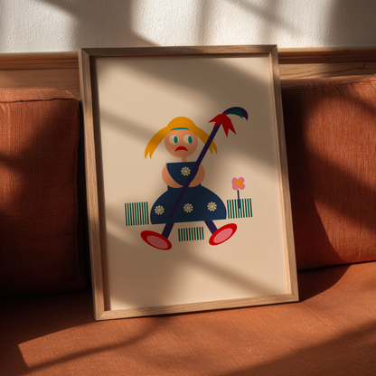 Little Bo-Peep Giclée Wall Art Print