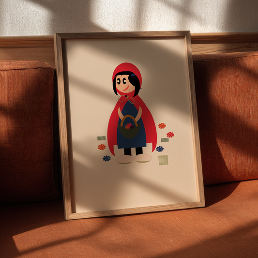 Little Red Riding Hood Giclée Wall Art Print